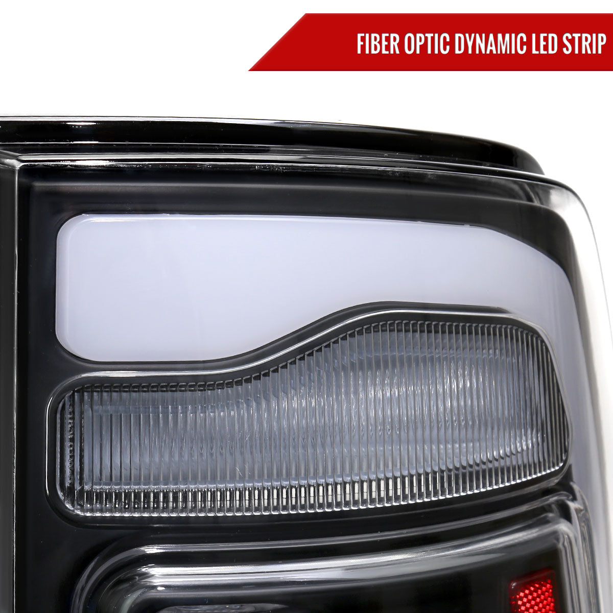 2013-2018 RAM 1500/2500/3500 Sequential Signal LED Tail Lights (Matte Black Housing/Clear Lens)