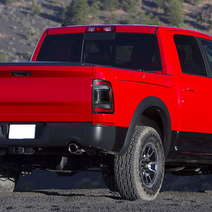 2013-2018 RAM 1500/2500/3500 Sequential Signal LED Tail Lights (Black Housing/Clear Lens)