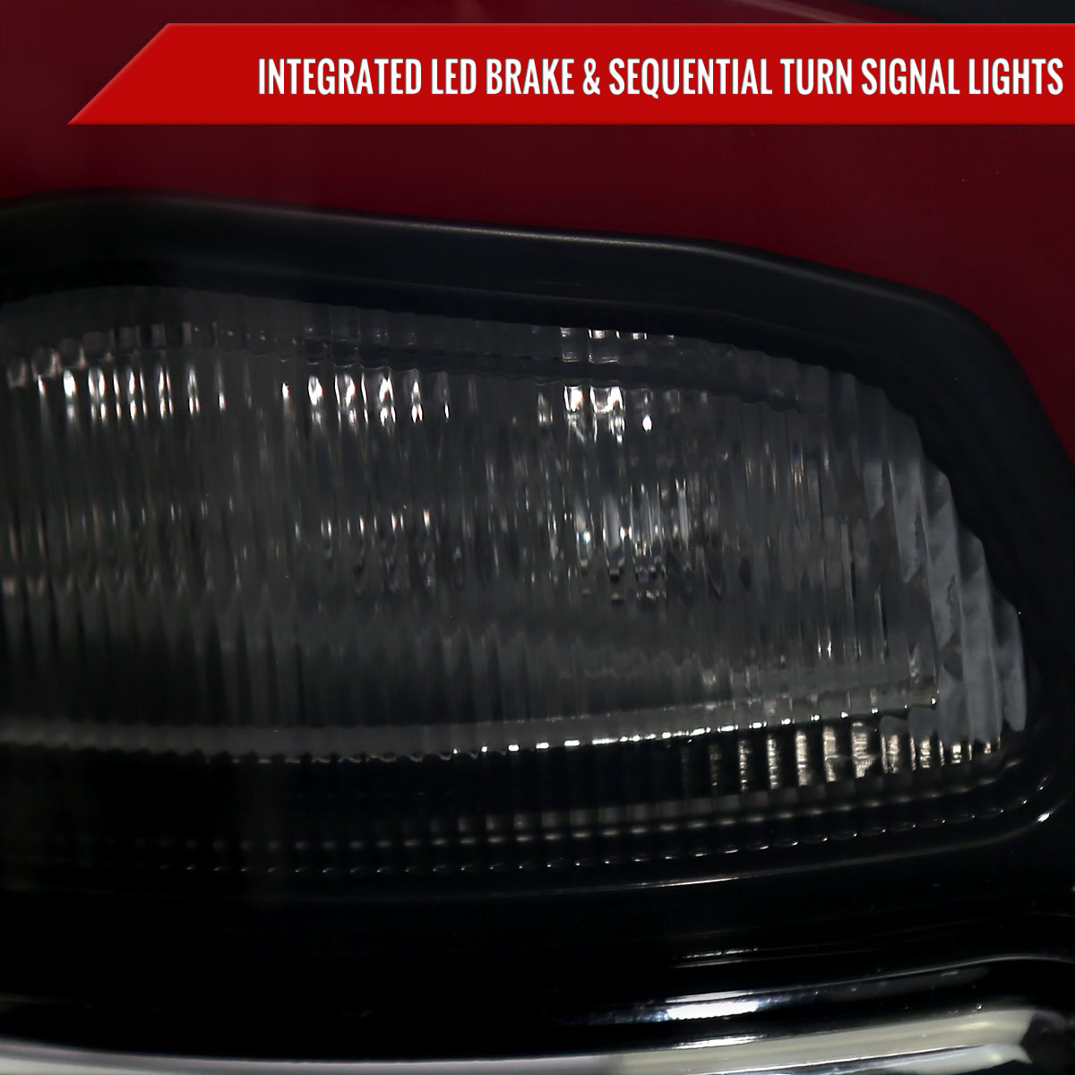 2013-2018 RAM 1500/2500/3500 Sequential Signal LED Tail Lights (Matte Black Housing/Smoked Lens)