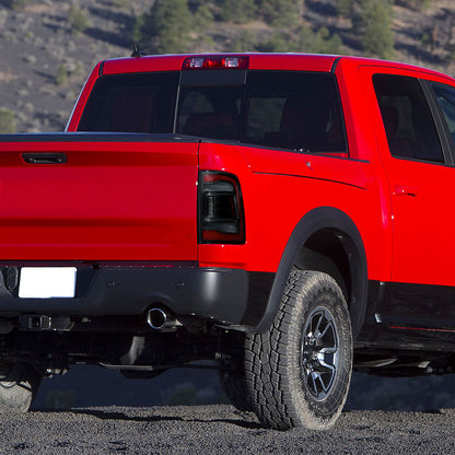 2013-2018 RAM 1500/2500/3500 Sequential Signal LED Tail Lights (Matte Black Housing/Smoked Lens)
