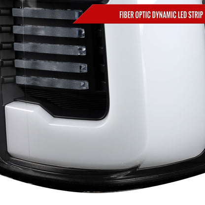 2019-2024 Dodge RAM 1500 Tail Light w/ Sequential Turn Signal LED Strip and LED Side Marker Brake Reverse (Black Housing / Clear Lens)