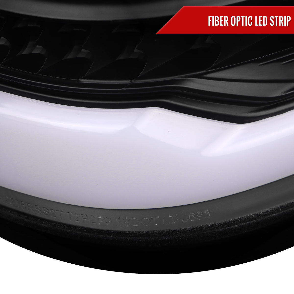 2019-2024 Dodge RAM 1500 LED Tail Lights (Matte Black Housing/Clear Lens)