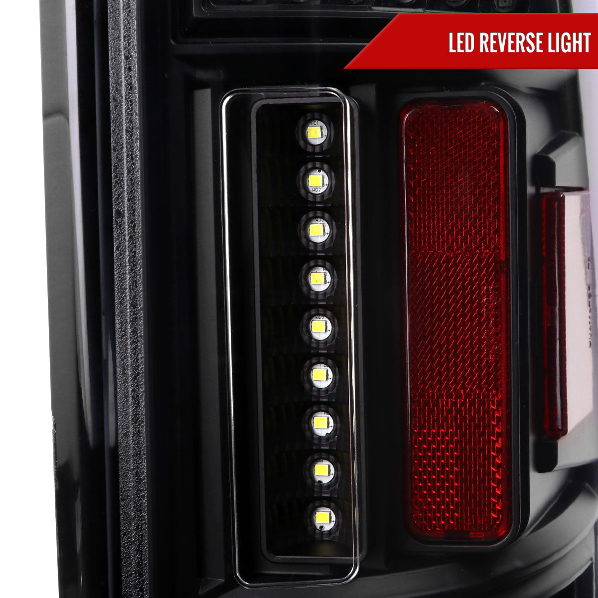 2019-2024 Dodge RAM 1500 LED Tail Lights (Matte Black Housing/Clear Lens)