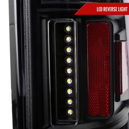 2019-2024 Dodge RAM 1500 LED Tail Lights (Matte Black Housing/Clear Lens)