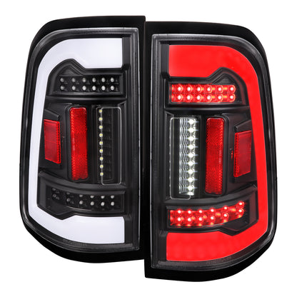 2019-2024 Dodge RAM 1500 LED Tail Lights (Matte Black Housing/Clear Lens)
