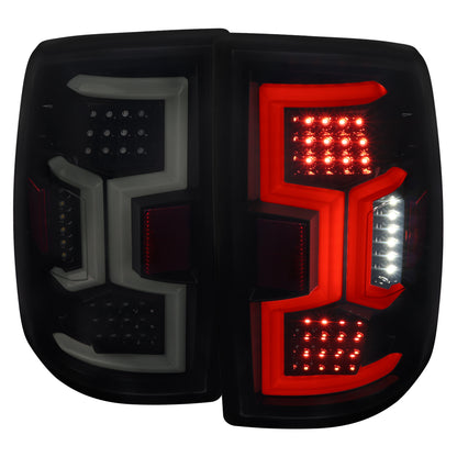 2019-2024 Dodge RAM 2500/3500 LED Sequential Signal Tail Lights (Glossy Black Housing/Dark Smoked Lens)