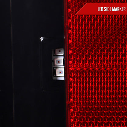 2019-2024 Dodge RAM 2500/3500 LED Sequential Signal Tail Lights (Jet Black Housing/Clear Lens)
