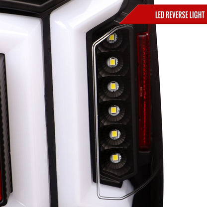 2019-2024 Dodge RAM 2500/3500 LED Sequential Signal Tail Lights (Matte Black Housing/Clear Lens)