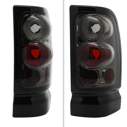 1994-2002 Dodge RAM Tail Lights (Chrome Housing/Smoked Lens)