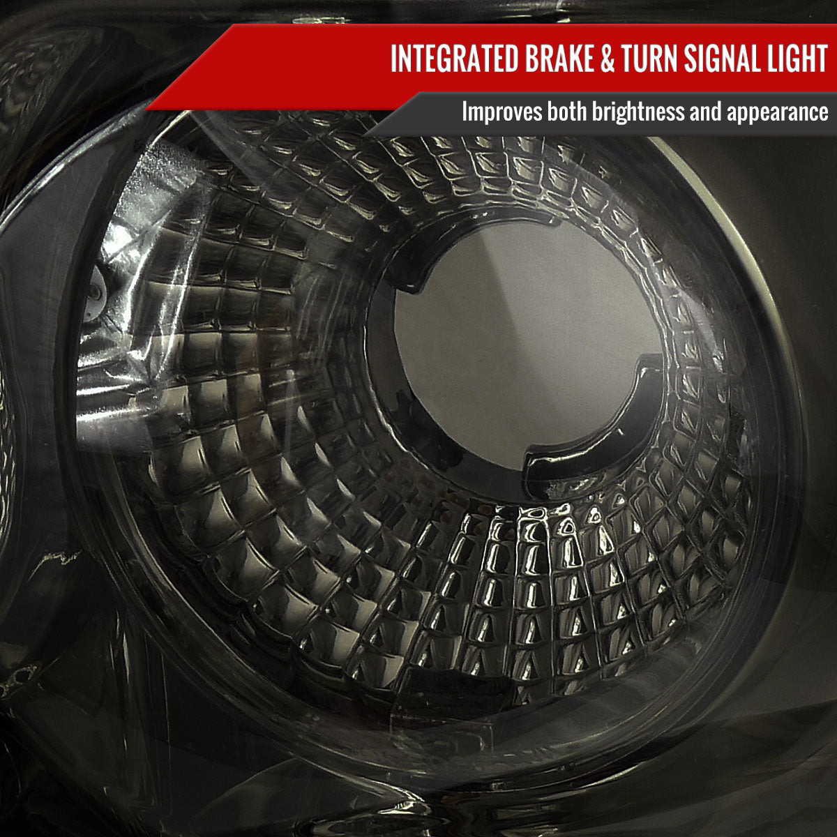1994-2002 Dodge RAM Tail Lights (Chrome Housing/Smoked Lens)