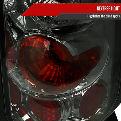 1994-2002 Dodge RAM Tail Lights (Chrome Housing/Smoked Lens)