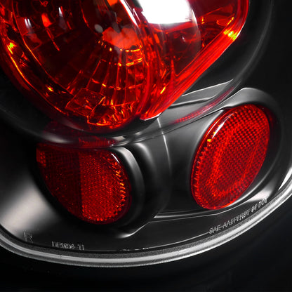 1994-2002 Dodge RAM Tail Lights (Matte Black Housing/Clear Lens)