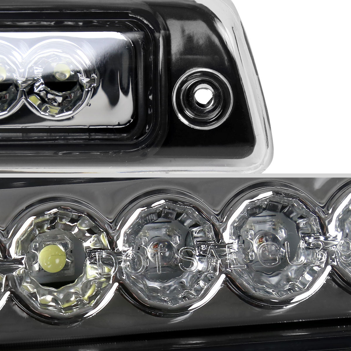1994-2002 Dodge RAM LED 3rd Brake Light (Chrome Housing/Clear Lens)