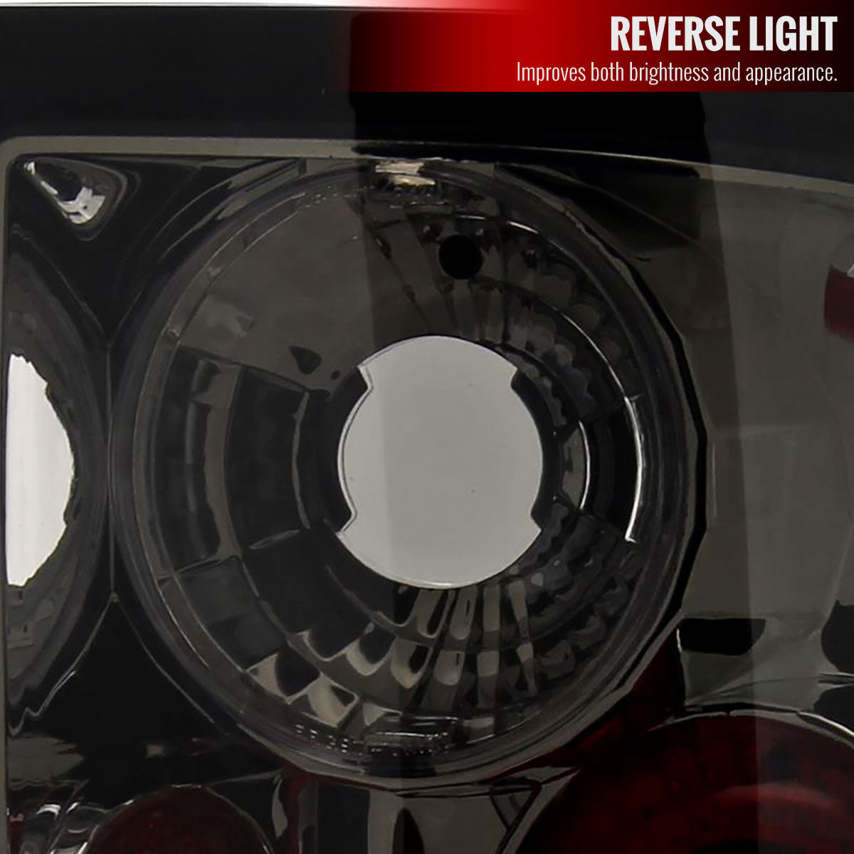 2001-2005 Ford Ranger Tail Lights (Chrome Housing/Smoked Lens)