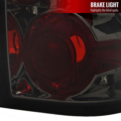 2001-2005 Ford Ranger Tail Lights (Chrome Housing/Smoked Lens)