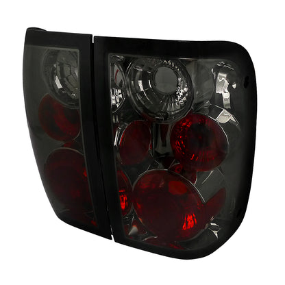 2001-2005 Ford Ranger Tail Lights (Chrome Housing/Smoked Lens)