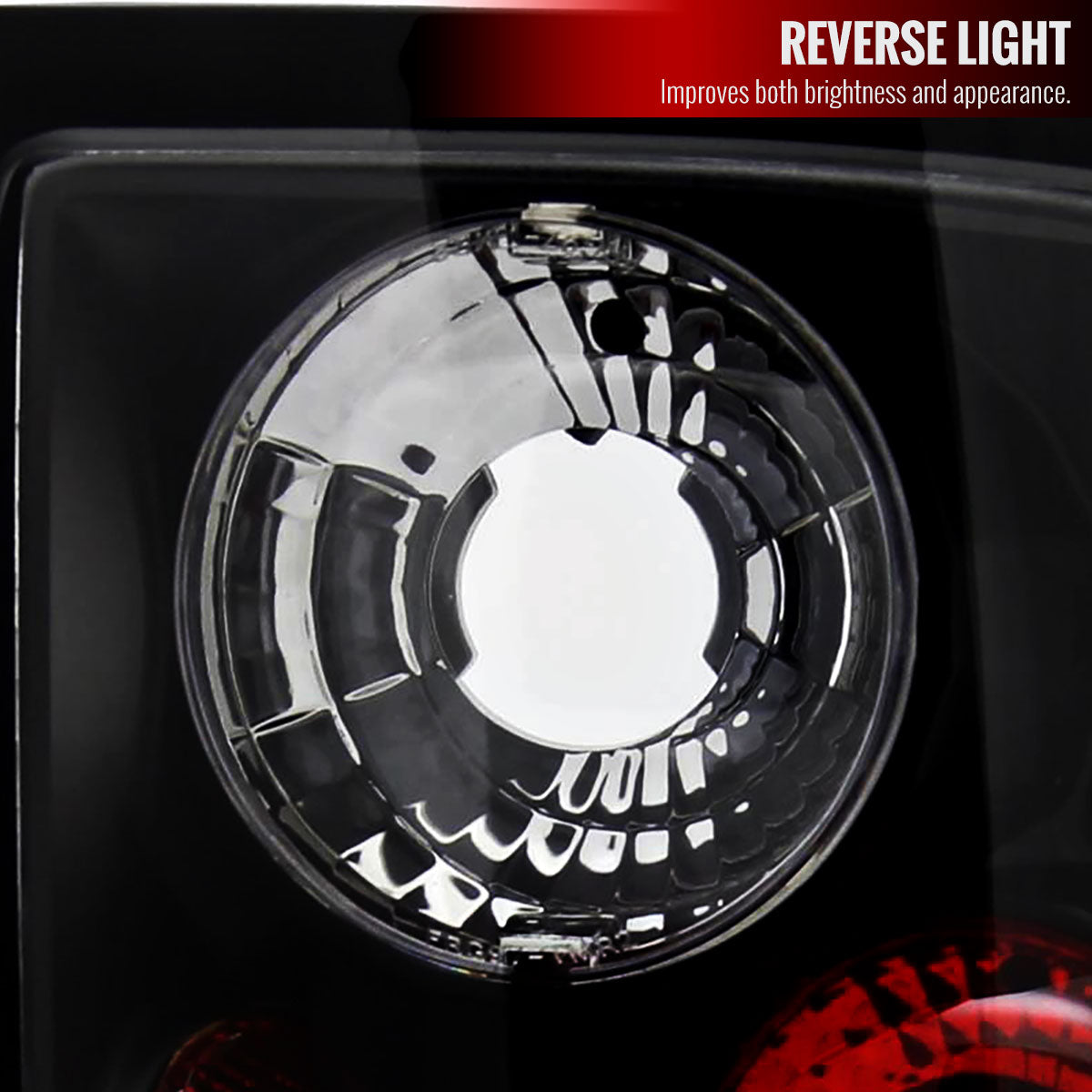 2001-2005 Ford Ranger Tail Lights (Matte Black Housing/Clear Lens)