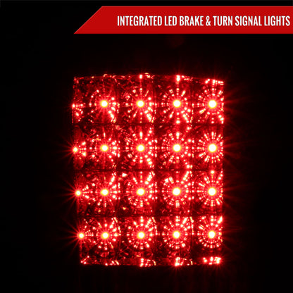 2006-2011 Ford Ranger LED Tail Lights (Chrome Housing/Smoked Lens)