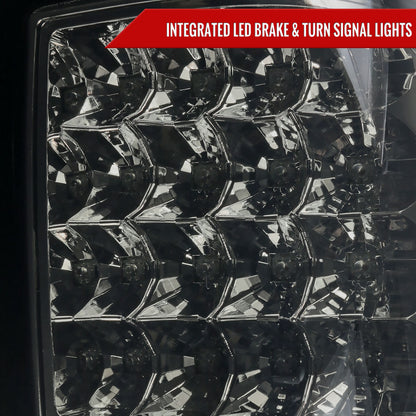 2006-2011 Ford Ranger LED Tail Lights (Chrome Housing/Smoked Lens)