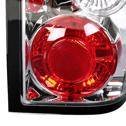 1993-1997 Ford Ranger Tail Lights (Chrome Housing/Clear Lens)