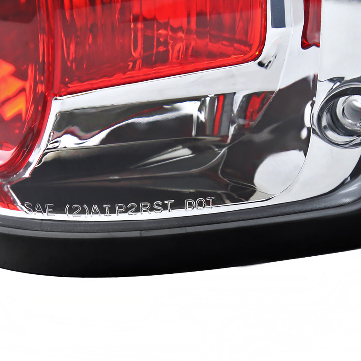 1993-1997 Ford Ranger Tail Lights (Chrome Housing/Clear Lens)
