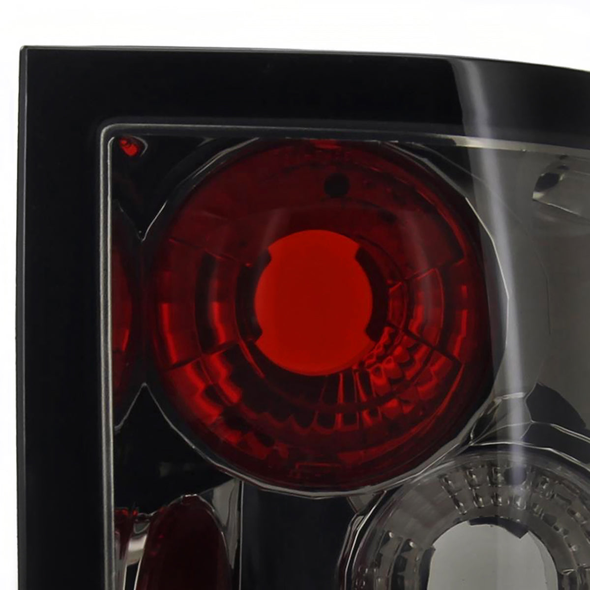1993-1997 Ford Ranger Tail Lights (Chrome Housing/Smoked Lens)