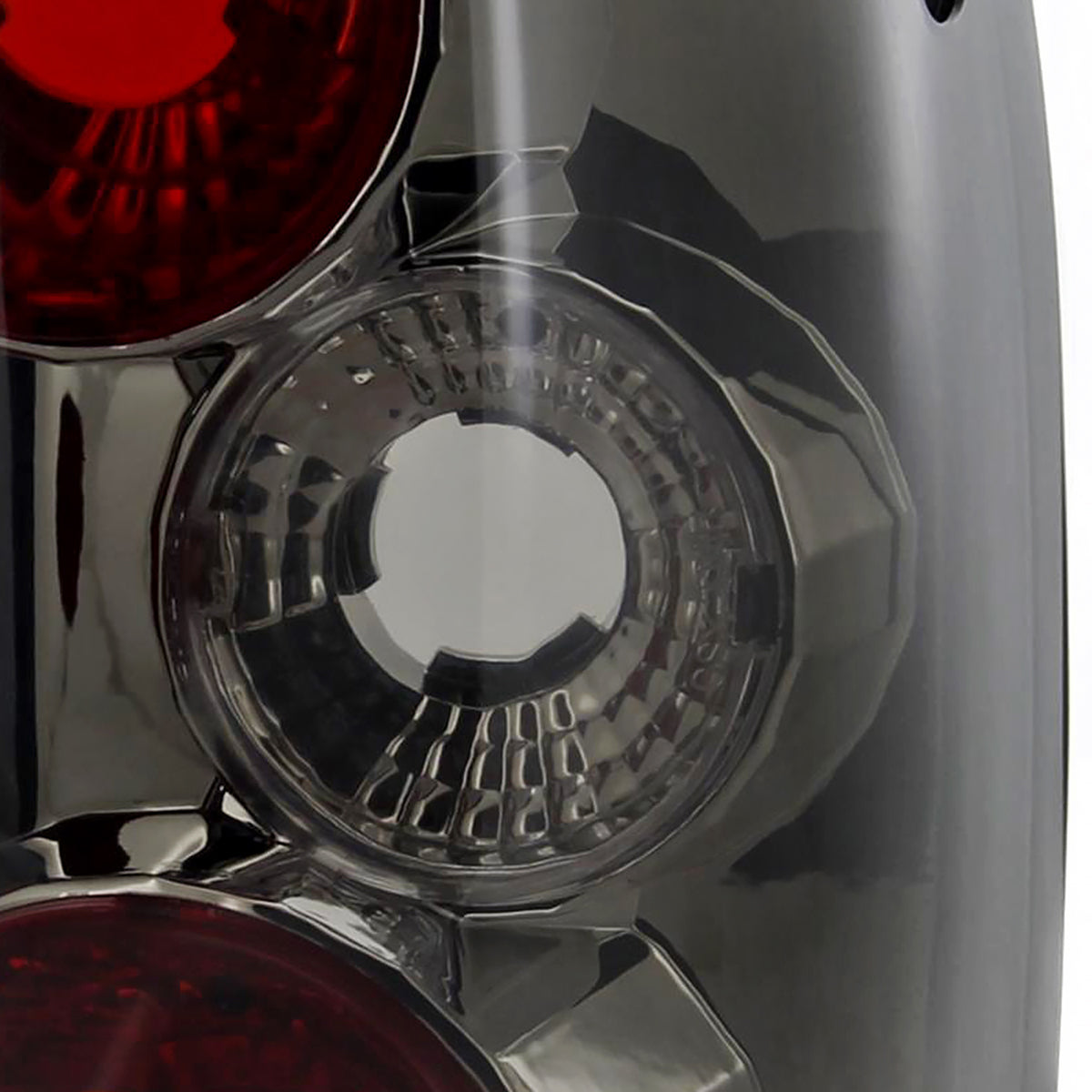 1993-1997 Ford Ranger Tail Lights (Chrome Housing/Smoked Lens)
