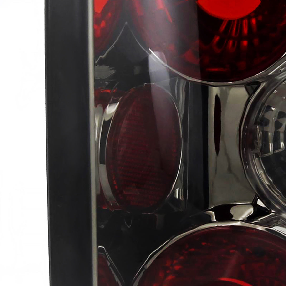 1993-1997 Ford Ranger Tail Lights (Chrome Housing/Smoked Lens)