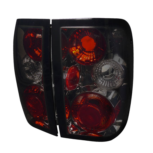 1993-1997 Ford Ranger Tail Lights (Chrome Housing/Smoked Lens)