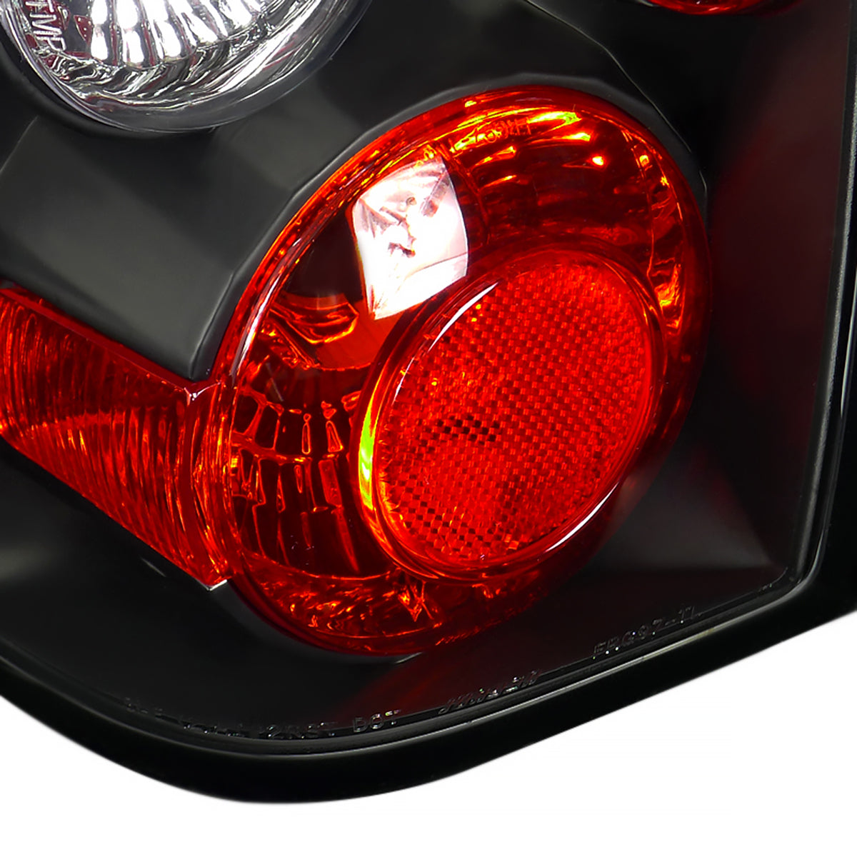 1993-1997 Ford Ranger Tail Lights (Matte Black Housing/Clear Lens)