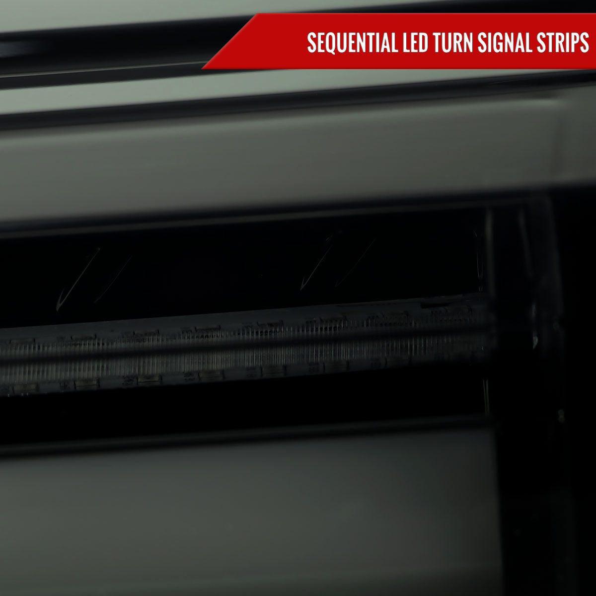 2019-2024 Toyota RAV4 White LED Bar Sequential Signal Tail Lights (Glossy Black Housing/Dark Smoked Lens)