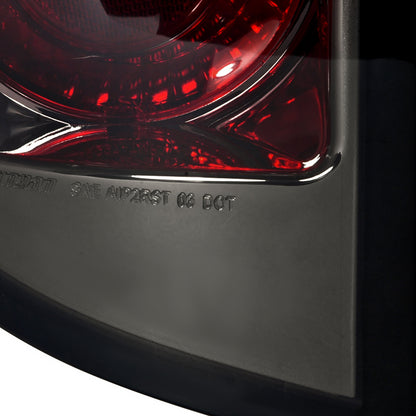 2006-2014 Honda Ridgeline Tail Lights (Chrome Housing/Smoked Lens)