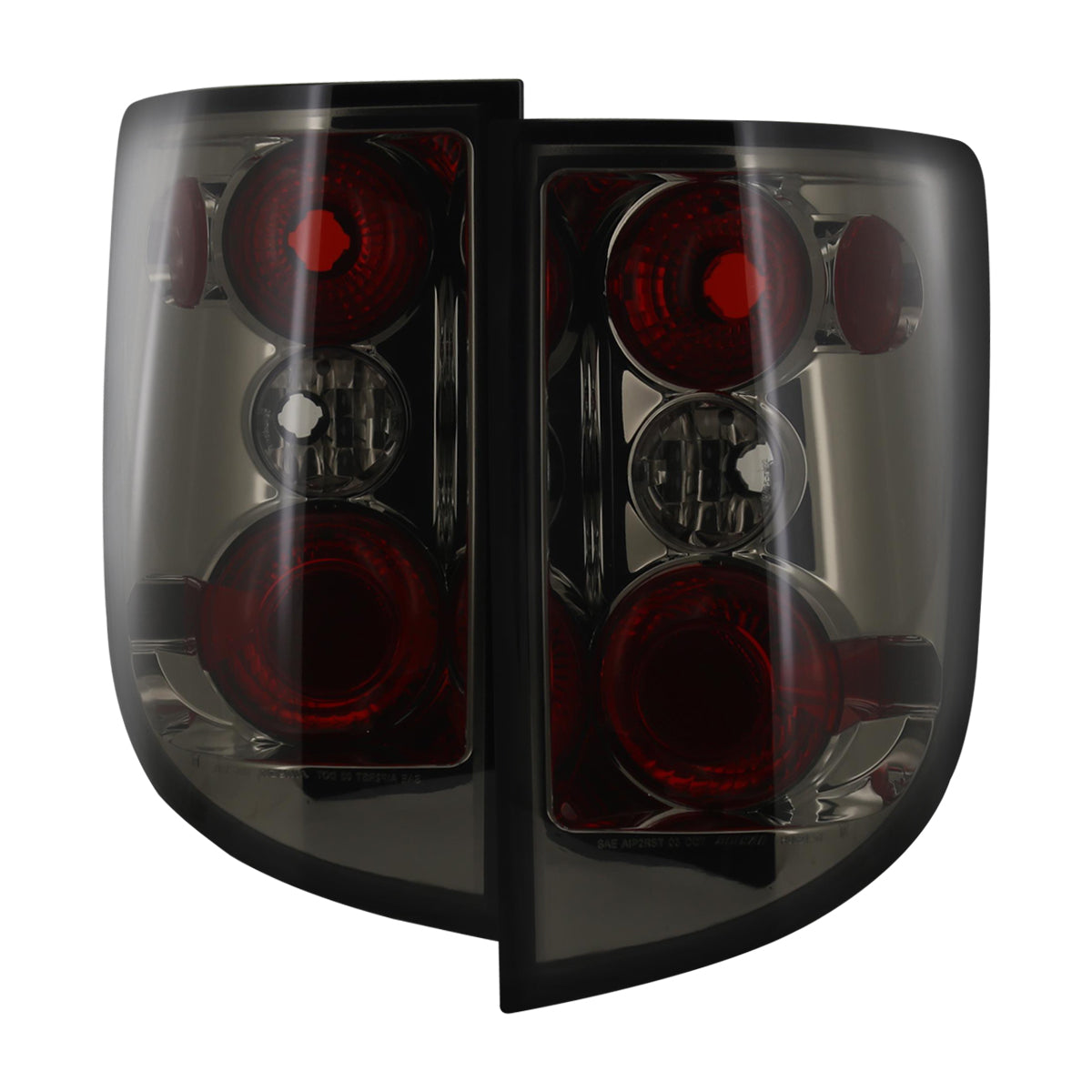 2006-2014 Honda Ridgeline Tail Lights (Chrome Housing/Smoked Lens)