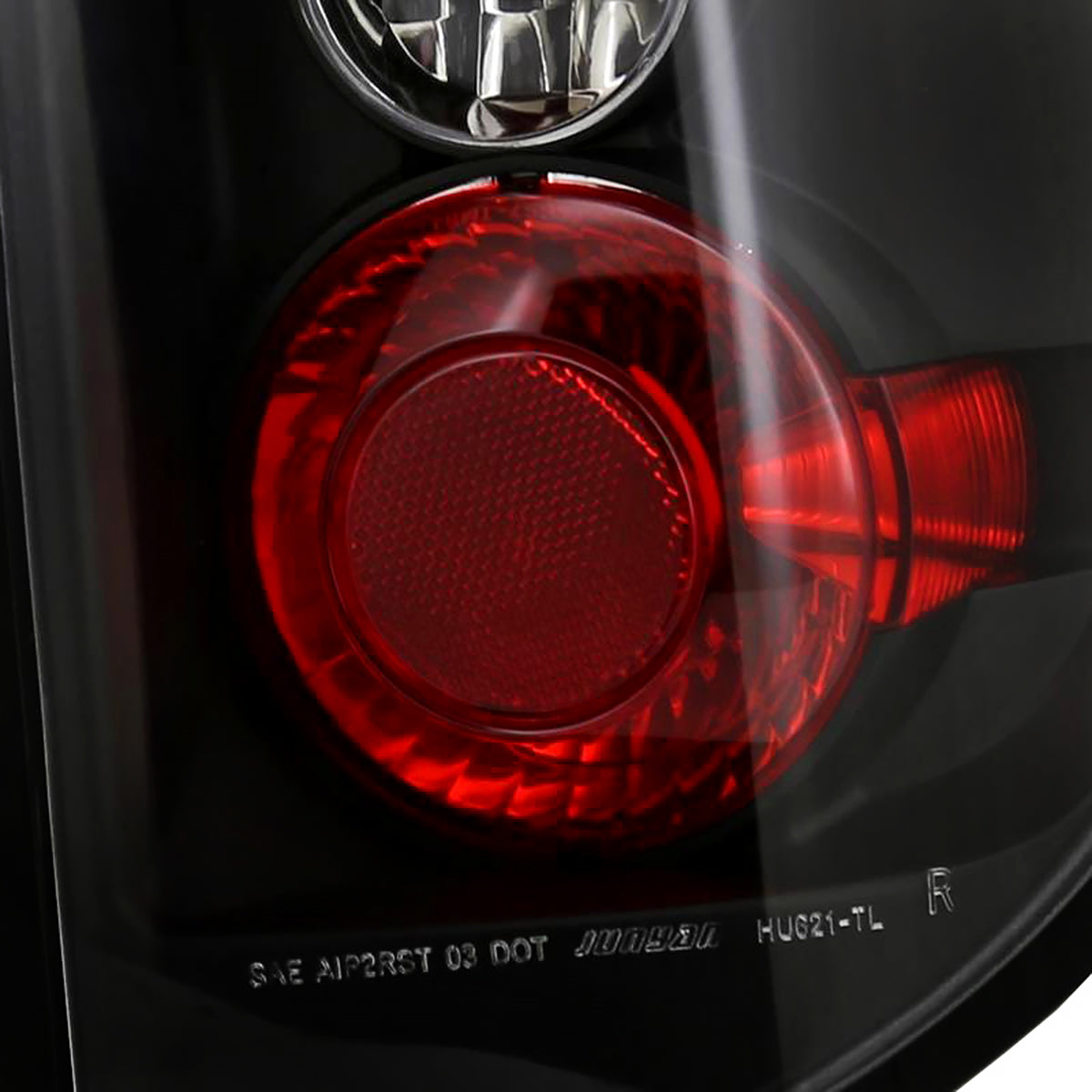 2006-2014 Honda Ridgeline Tail Lights (Matte Black Housing/Clear Lens)