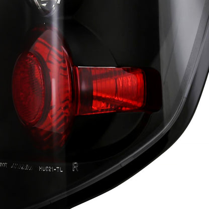 2006-2014 Honda Ridgeline Tail Lights (Matte Black Housing/Clear Lens)