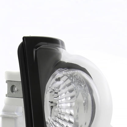 1994-2004 Chevrolet S10/ GMC Sonoma/ Isuzu Hombre Tail Lights (Matte Black Housing/Clear Lens)