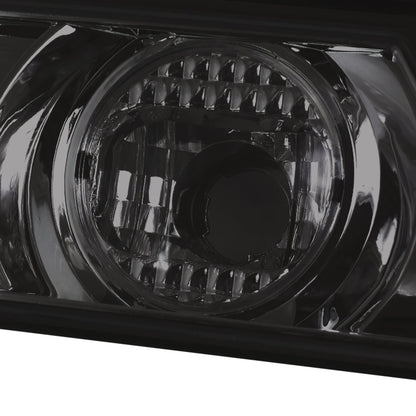 1989-1994 Nissan 240SX S13 Center Trunk Tail Light (Chrome Housing/Smoked Lens)