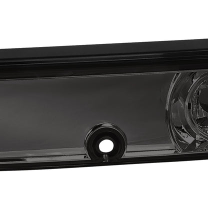 1989-1994 Nissan 240SX S13 Center Trunk Tail Light (Chrome Housing/Smoked Lens)