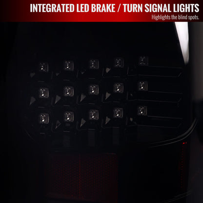 2007-2014 GMC Sierra LED Tail Lights (Glossy Black Housing/Smoked Lens)