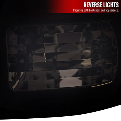 2007-2014 GMC Sierra LED Tail Lights (Glossy Black Housing/Smoked Lens)