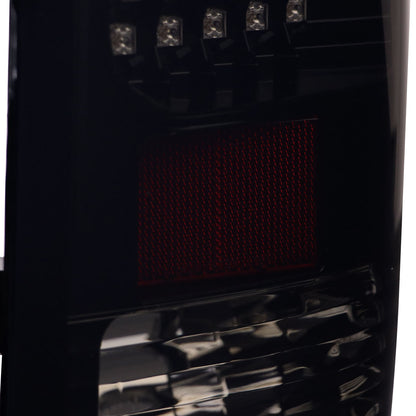 2007-2014 GMC Sierra LED Tail Lights (Glossy Black Housing/Smoked Lens)