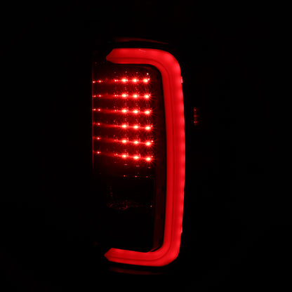 2014-2018 GMC Sierra 1500/2500HD/3500HD LED Tail Lights (Glossy Black Housing/Smoked Lens)
