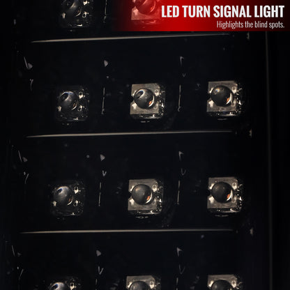 2014-2018 GMC Sierra 1500/2500HD/3500HD LED Tail Lights (Glossy Black Housing/Smoked Lens)