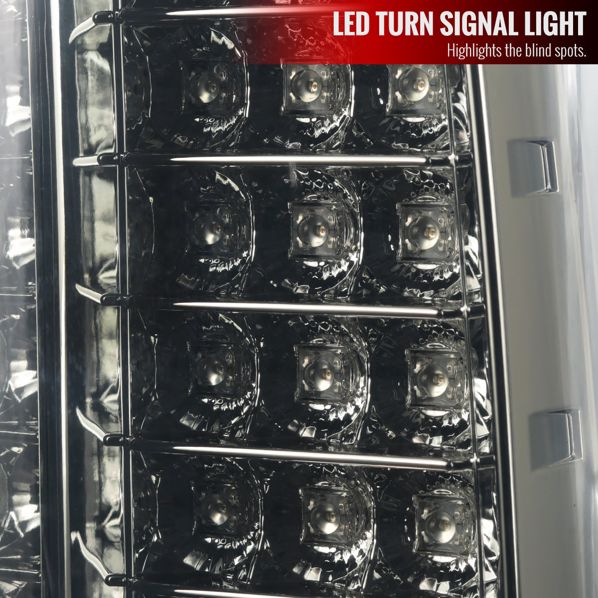 2014-2018 GMC Sierra 1500/2500HD/3500HD LED Tail Lights (Chrome Housing/Smoked Lens)