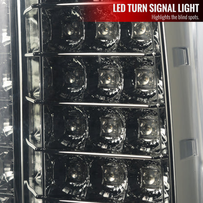 2014-2018 GMC Sierra 1500/2500HD/3500HD LED Tail Lights (Chrome Housing/Smoked Lens)