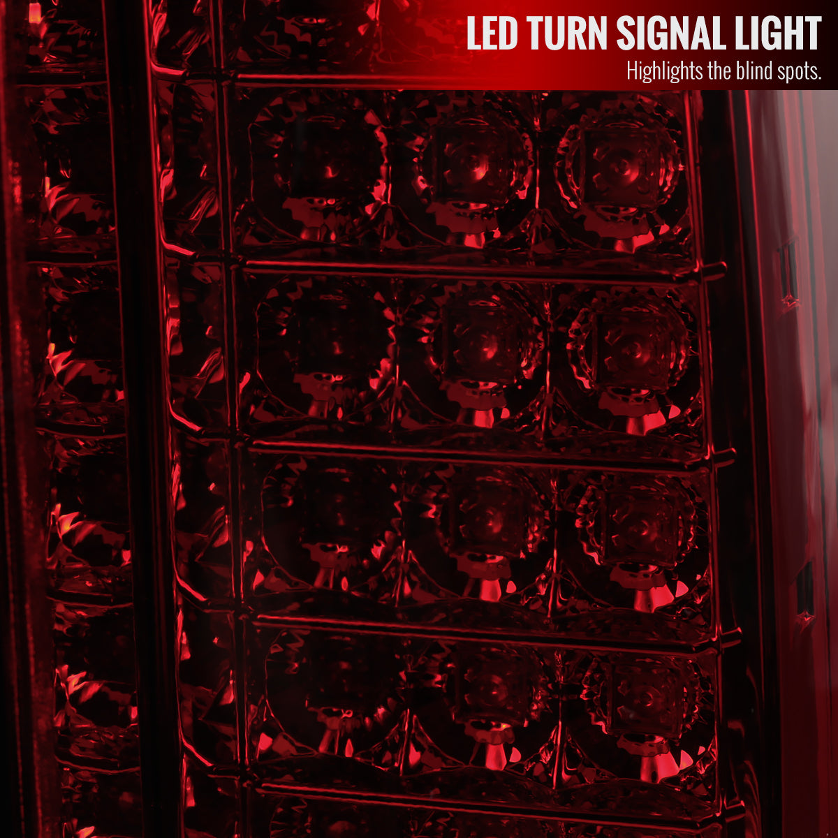 2014-2018 GMC Sierra 1500/2500HD/3500HD LED Tail Lights (Chrome Housing/Red Smoked Lens)