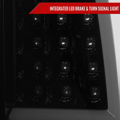 2003-2006 Chevrolet Silverado LED Tail Lights - G2 (Glossy Black Housing/Smoked Lens)