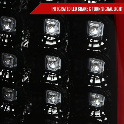 2003-2006 Chevrolet Silverado LED Tail Lights - G2 (Jet Black Housing/Clear Lens)