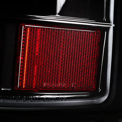 2003-2006 Chevrolet Silverado LED Tail Lights - G2 (Jet Black Housing/Clear Lens)