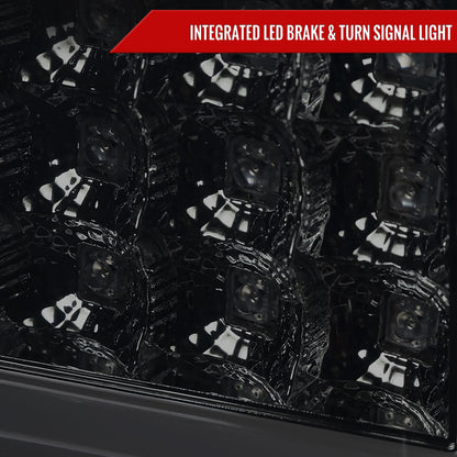2003-2006 Chevrolet Silverado LED Tail Lights - G2 (Chrome Housing/Smoked Lens)